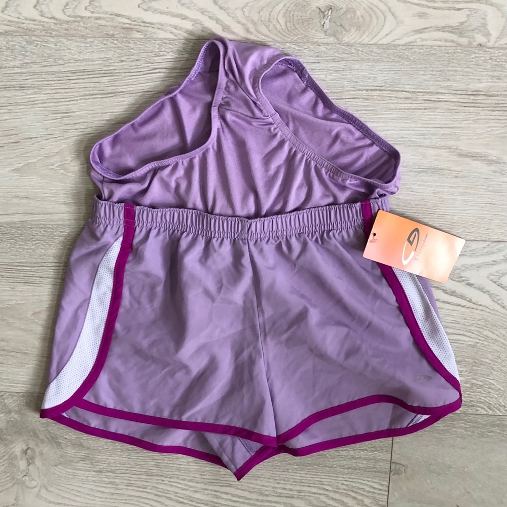 NWT Champion Girls Running Athletic Gym Duo Shorts - Picture 5 of 16